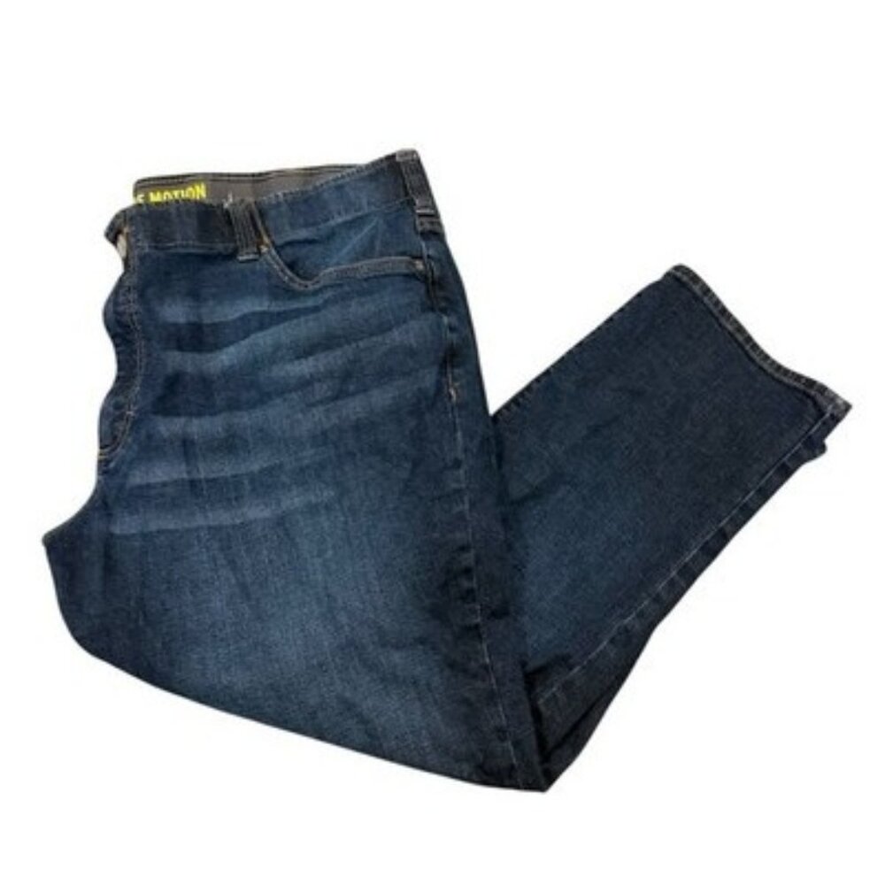 Lee Extreme Motion Jeans Mens 46 x 27 Straight Fit Tapered Leg Performance *T1